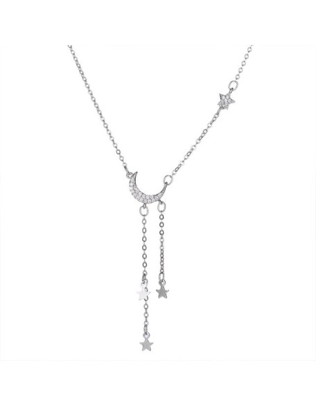 midnight star sterling silver necklace