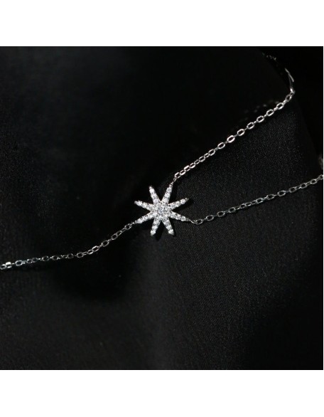 shooting star sterling silver necklace