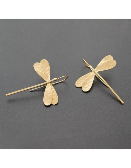 dragonfly drop earrings