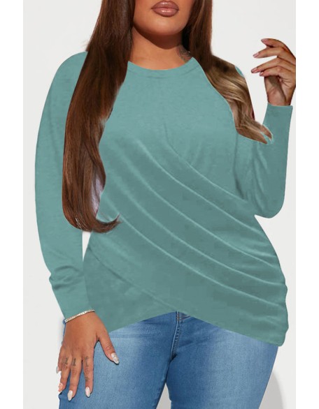 Cutout Heart Decor Off Shoulder Top