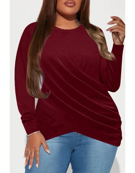 Cutout Heart Decor Off Shoulder Top