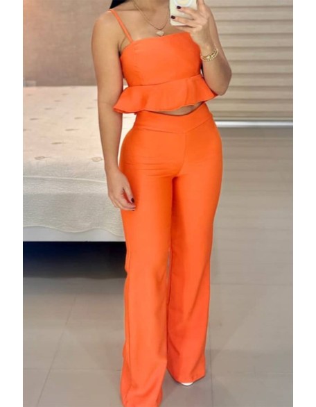 Sleeveless Backless Pocket Design Drawstring Jumpsuit